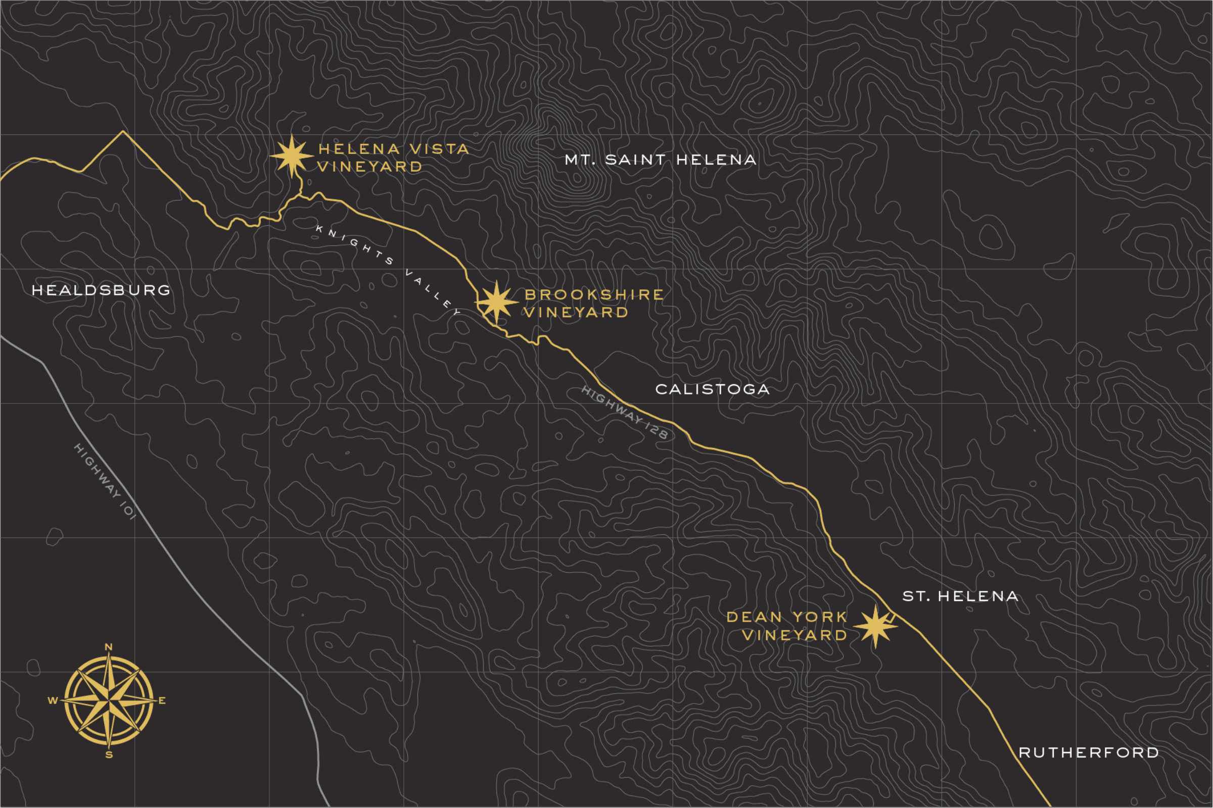 Map of Brandon Gregory Vineyard