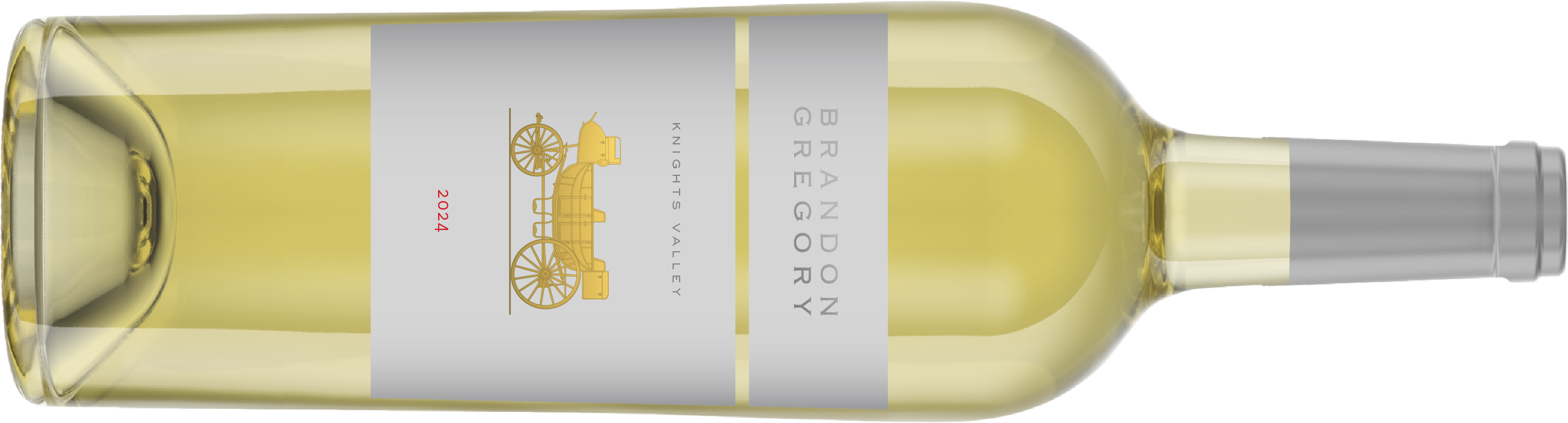 bottle of wine laying on its side